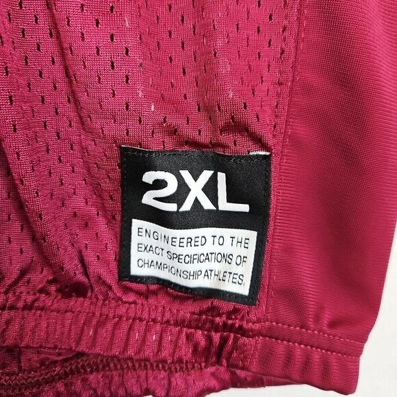 Nike Youth Stock Football Vented Jersey Maroon 908727-610 Boys Size 2XL‎ New - Picture 3 of 7